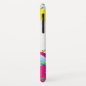 Coques Case-Mate iPhone Lys japonais - magenta, bleu jaune (Dos/Gauche)