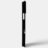 Coques Case-Mate iPhone Lys jaunes délicats Monogramme (Verso / Droite)
