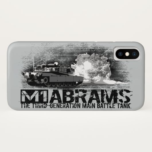Coques Case-Mate iPhone M1 Abrams (Dos (Horizontal))