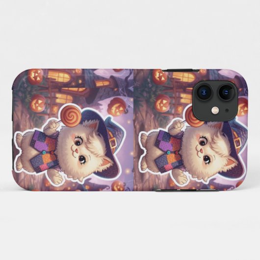 Coques Case-Mate iPhone M. Bluffy - Maître de l’Halloween (Dos (Horizontal))