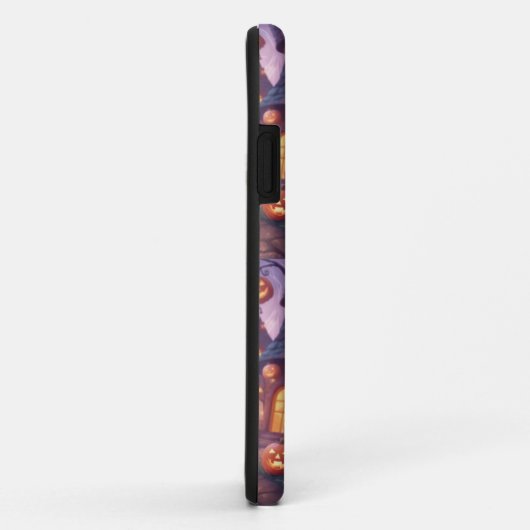 Coques Case-Mate iPhone M. Bluffy - Maître de l’Halloween (Dos/Droite)