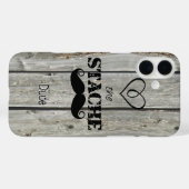 Coques Case-Mate iPhone M. Mustache Hipster Motif (Verso (horizontal))