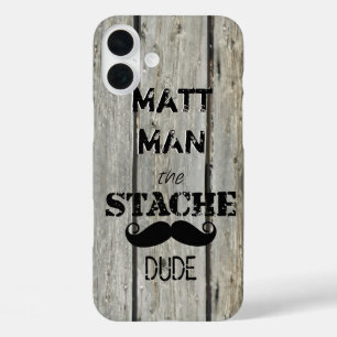 Coques iPhone 16 Plus M. Mustache Hipster Motif