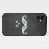 Coques Case-Mate iPhone M. Mustache sur l'identification de (Dos (Horizontal))