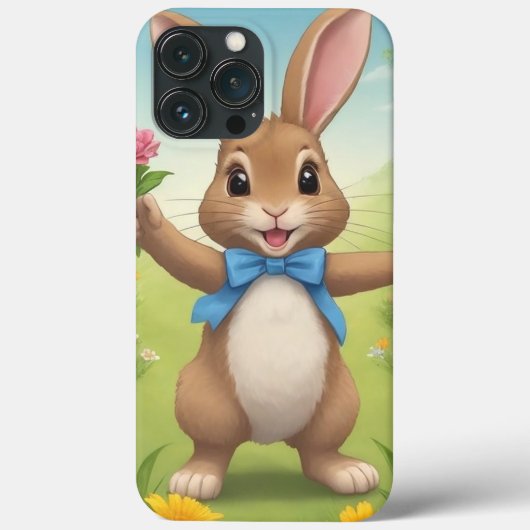 Coques Case-Mate iPhone M. Rabbit Téléphone de Pâques (Verso)
