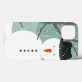 Coques Case-Mate iPhone M. Winter Snowman (Verso (horizontal))
