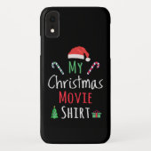 Coques Case-Mate iPhone Ma chemise de cinéma de Noël (Dos)