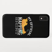 Coques Case-Mate iPhone Ma chemise de sieste officielle - Giraffe endormie (Dos (Horizontal))
