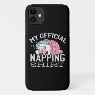 Case-Mate iPhone Case Ma chemise officielle de sieste - Licorne paresseu