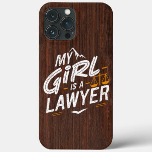 Case-Mate iPhone Case Ma fille est avocate pour papa fier et maman fière