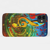 Coques Case-Mate iPhone Ma mélodie préférée : notes de musique et paroles (Dos (Horizontal))
