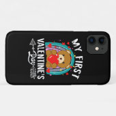 Coques Case-Mate iPhone ma première Saint-Valentin (Dos (Horizontal))
