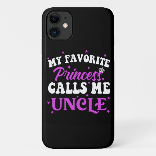 Coques Case-Mate iPhone Ma Princesse Préférée M'appelle Oncle (Dos)