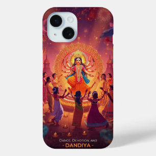Coque Pour iPhone 15 Maa Durga - Le coeur des célébrations de Dussehra