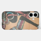 Coques Case-Mate iPhone MAASAI Hakuna Matata. (Verso (horizontal))