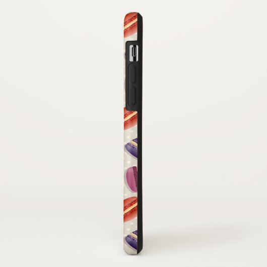 Coques Case-Mate iPhone Macaron Cookies Cute Custom Monogramme Initial (Dos/Gauche)