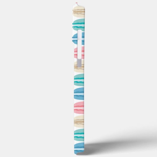 Coques Case-Mate iPhone Macarons arc-en-ciel personnalisés (Verso / Gauche)