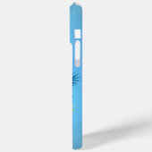 Coques Case-Mate iPhone Macaw tropicale bleue et colorée (Verso / Gauche)