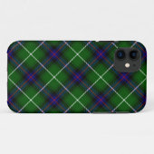Coques Case-Mate iPhone MacDonald tartan bleu vert plaid (Dos (Horizontal))