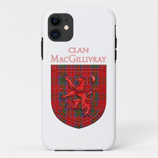 Coques Case-Mate iPhone MacGillivray Tartan Scottish Plaid Lion Rampant (Dos)