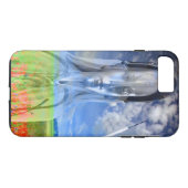 Coques Case-Mate iPhone Machine à argent (Dos (Horizontal))