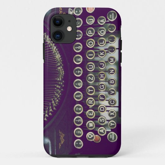 Coques Case-Mate iPhone machine à écrire démodée (Dos)