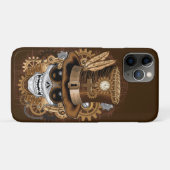 Coques Case-Mate iPhone Machine rétro Voodoo à vapeur crâne (Dos (Horizontal))