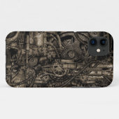Coques Case-Mate iPhone Machines sales de Steampunk (Dos (Horizontal))