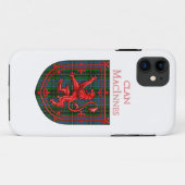 Coques Case-Mate iPhone MacInnes Tartan Scottish Plaid Lion Rampant (Dos (Horizontal))
