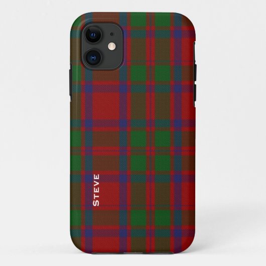 Coques Case-Mate iPhone MacIntosh Clan Tartan Plaid (Dos)