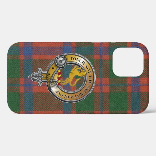 Coques Case-Mate iPhone MacIntosh Tartan & Badge (Verso (horizontal))