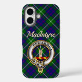 Coques Case-Mate iPhone MacIntyre Clan Badge & Tartan iPhone / iPad case (Verso)