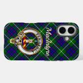 Coques Case-Mate iPhone MacIntyre Clan Badge & Tartan iPhone / iPad case (Verso (horizontal))