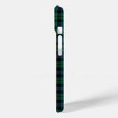 Coques Case-Mate iPhone MacKay Clan Vert, bleu et noir Tartan (Verso / Gauche)