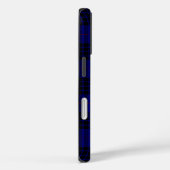 Coques Case-Mate iPhone MacKay tartan bleu noir plaid (Verso / Droite)