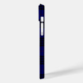Coques Case-Mate iPhone MacKay tartan bleu noir plaid (Verso / Gauche)