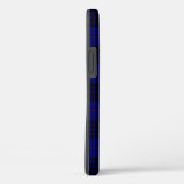 Coques Case-Mate iPhone MacKay tartan bleu noir plaid (Verso / Droite)
