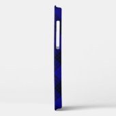 Coques Case-Mate iPhone MacKay tartan bleu noir plaid (Verso / Gauche)