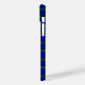 Coques Case-Mate iPhone MacKenzie tartan bleu vert plaid (Verso / Gauche)
