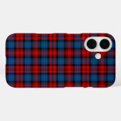 Coques Case-Mate iPhone MacLachlan Clan Rouge et Royal Blue Tartan (Verso (horizontal))