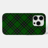 Coques Case-Mate iPhone MacLean Tartan vert et noir plaid (Verso (horizontal))