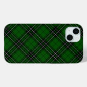 Coques Case-Mate iPhone MacLean Tartan vert et noir plaid (Verso (horizontal))