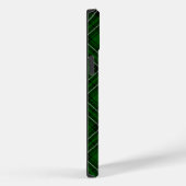 Coques Case-Mate iPhone MacLean Tartan vert et noir plaid (Verso / Droite)