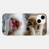 Coques Case-Mate iPhone Macque Monkey, photo japonaise de singe (Verso (horizontal))