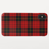 Coques Case-Mate iPhone MacQueen Tartan rouge et noir plaid (Dos (Horizontal))
