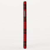 Coques Case-Mate iPhone MacQueen Tartan rouge et noir plaid (Dos/Droite)