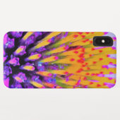 Coques Case-Mate iPhone Macro Abstrait à chaud rose et jaune (Dos (Horizontal))
