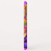 Coques Case-Mate iPhone Macro Abstrait à chaud rose et jaune (Dos/Gauche)