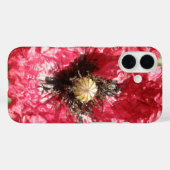 Coques Case-Mate iPhone Macro Fleur de Coquelicot Rouge (Verso (horizontal))
