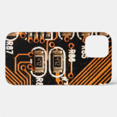 Coques Case-Mate iPhone macro prise de circuit, câbles, condensateurs, car (Verso (horizontal))